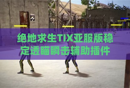 绝地求生TIX亚服版稳定透瞄瞬击辅助插件
