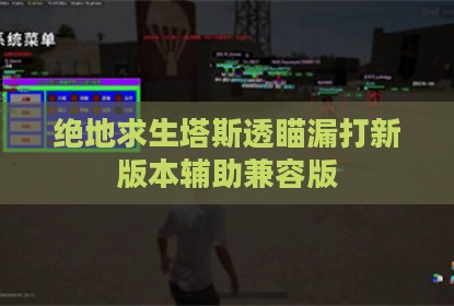 绝地求生塔斯透瞄漏打新版本辅助兼容版